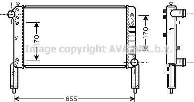 Ava Quality Cooling FT 2263 - Radiator, mühərrikin soyudulması furqanavto.az
