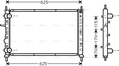 Ava Quality Cooling FT 2231 - Radiator, mühərrikin soyudulması furqanavto.az