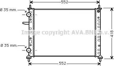 Ava Quality Cooling FT 2229 - Radiator, mühərrikin soyudulması furqanavto.az