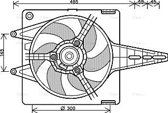 Ava Quality Cooling FT 7547 - Fen, radiator furqanavto.az