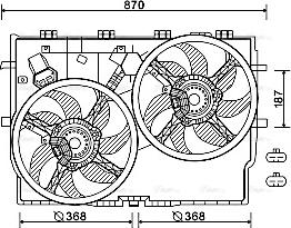 Ava Quality Cooling FT7586 - Fen, radiator furqanavto.az