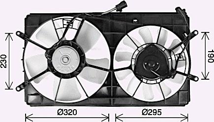 Ava Quality Cooling FT7613 - Fen, radiator furqanavto.az