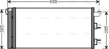 Ava Quality Cooling FTA5406D - Kondenser, kondisioner furqanavto.az