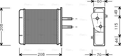 Ava Quality Cooling FTA6150 - İstilik dəyişdiricisi, daxili isitmə furqanavto.az