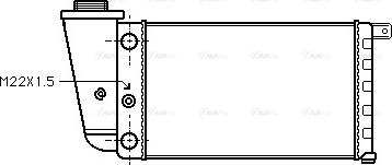 Ava Quality Cooling FTA2097 - Radiator, mühərrikin soyudulması furqanavto.az