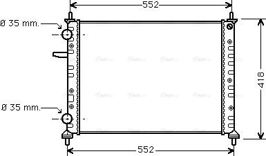 Ava Quality Cooling FTA2229 - Radiator, mühərrikin soyudulması furqanavto.az