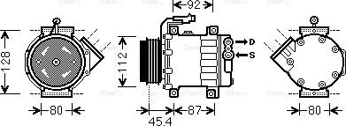 Ava Quality Cooling FT K366 - Kompressor, kondisioner furqanavto.az