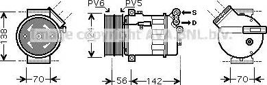 Ava Quality Cooling FTK363 - Kompressor, kondisioner furqanavto.az