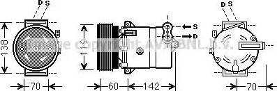 Ava Quality Cooling FT K383 - Kompressor, kondisioner furqanavto.az