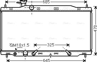 Ava Quality Cooling HD2269 - Radiator, mühərrikin soyudulması furqanavto.az