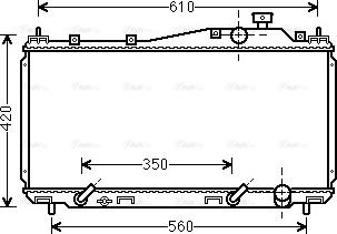 Ava Quality Cooling HD 2231 - Radiator, mühərrikin soyudulması furqanavto.az