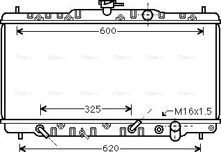 Ava Quality Cooling HDA2053 - Radiator, mühərrikin soyudulması furqanavto.az