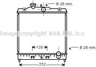 Ava Quality Cooling HDA2067 - Radiator, mühərrikin soyudulması furqanavto.az