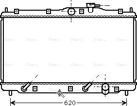 Ava Quality Cooling HDA2079 - Radiator, mühərrikin soyudulması furqanavto.az