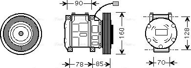 Ava Quality Cooling HDAK019 - Kompressor, kondisioner furqanavto.az