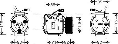 Ava Quality Cooling HDAK169 - Kompressor, kondisioner furqanavto.az