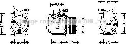 Ava Quality Cooling HD K168 - Kompressor, kondisioner furqanavto.az