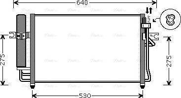 Ava Quality Cooling HY5087D - Kondenser, kondisioner furqanavto.az