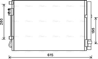 Ava Quality Cooling HY5269D - Kondenser, kondisioner furqanavto.az