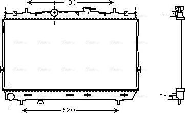 Ava Quality Cooling HY 2104 - Radiator, mühərrikin soyudulması furqanavto.az