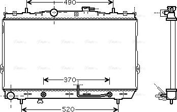 Ava Quality Cooling HY 2105 - Radiator, mühərrikin soyudulması furqanavto.az