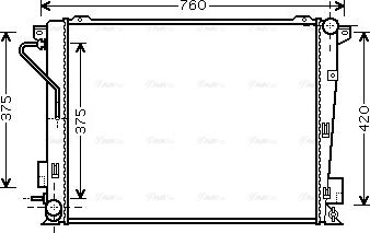 Ava Quality Cooling HY 2171 - Radiator, mühərrikin soyudulması furqanavto.az