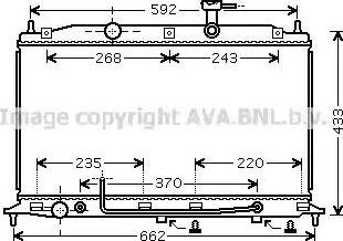 Ava Quality Cooling HY 2177 - Radiator, mühərrikin soyudulması furqanavto.az