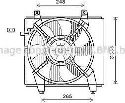 Ava Quality Cooling HY7547 - Fen, radiator furqanavto.az