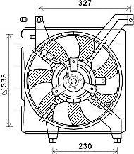 Ava Quality Cooling HY7568 - Fen, radiator furqanavto.az