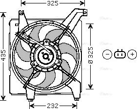 Ava Quality Cooling HY 7507 - Fen, radiator furqanavto.az