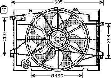 Ava Quality Cooling HY 7519 - Fen, radiator furqanavto.az