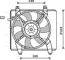 Ava Quality Cooling HY 7512 - Fen, radiator furqanavto.az