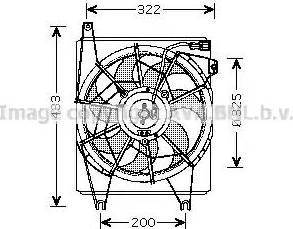 Ava Quality Cooling HY 7517 - Fen, radiator furqanavto.az