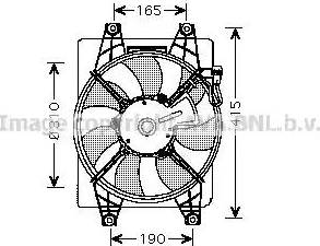 Ava Quality Cooling HY 7523 - Fen, radiator furqanavto.az