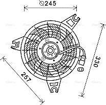 Ava Quality Cooling HY7570 - Fen, radiator furqanavto.az