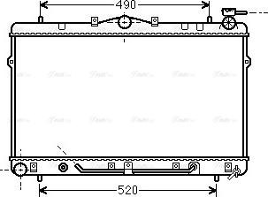 Ava Quality Cooling HYA2044 - Radiator, mühərrikin soyudulması furqanavto.az