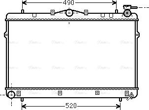 Ava Quality Cooling HYA2043 - Radiator, mühərrikin soyudulması furqanavto.az