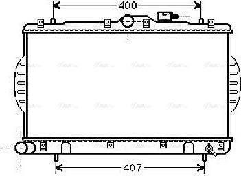 Ava Quality Cooling HYA2047 - Radiator, mühərrikin soyudulması furqanavto.az