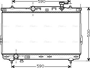 Ava Quality Cooling HYA2109 - Radiator, mühərrikin soyudulması furqanavto.az