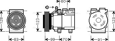 Ava Quality Cooling HYAK138 - Kompressor, kondisioner furqanavto.az