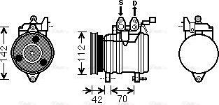 Ava Quality Cooling HYAK201 - Kompressor, kondisioner furqanavto.az