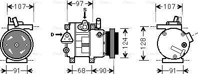 Ava Quality Cooling HYAK215 - Kompressor, kondisioner furqanavto.az