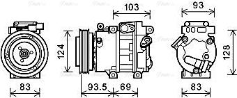 Ava Quality Cooling HYAK238 - Kompressor, kondisioner furqanavto.az