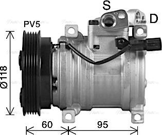 Ava Quality Cooling HYK483 - Kompressor, kondisioner furqanavto.az