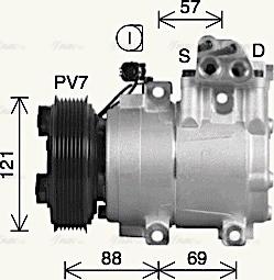 Ava Quality Cooling HYK593 - Kompressor, kondisioner furqanavto.az