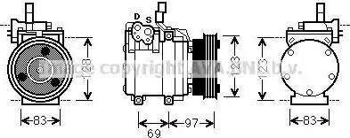 Ava Quality Cooling HY K065 - Kompressor, kondisioner furqanavto.az