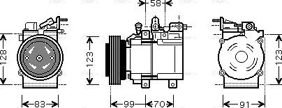 Ava Quality Cooling HY K197 - Kompressor, kondisioner furqanavto.az