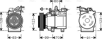 Ava Quality Cooling HY K138 - Kompressor, kondisioner furqanavto.az