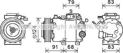 Ava Quality Cooling HYK383 - Kompressor, kondisioner furqanavto.az