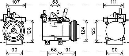 Ava Quality Cooling HYK321 - Kompressor, kondisioner furqanavto.az